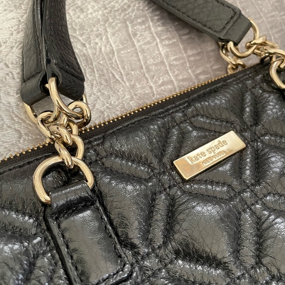 Kate Spade Black Quilted Leather bag - Picture 10 of 10
